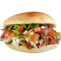 Kalf of kip (Met salade)