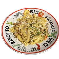 (kipfilet,roomsaus,champignon en paprika)