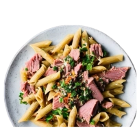 (tonijn,ui,paprika,tomaten,knoflook,parmaazense kaas)