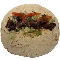 ( spies van gegrilde stukjes lamsvlees )